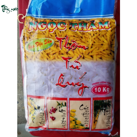 Gạo Thơm Tứ Quý túi 10kg
