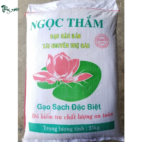 Gạo đặc sản tài nguyên chợ đào Ngọc Thắm túi 25kg